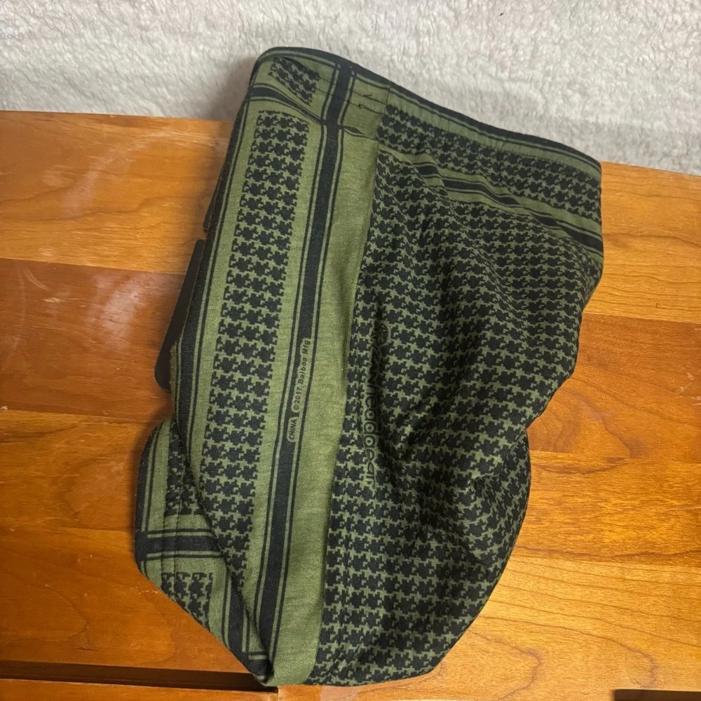 Zac Headgear Fleece Lined Motley Tube Multiple Way to Wear Green